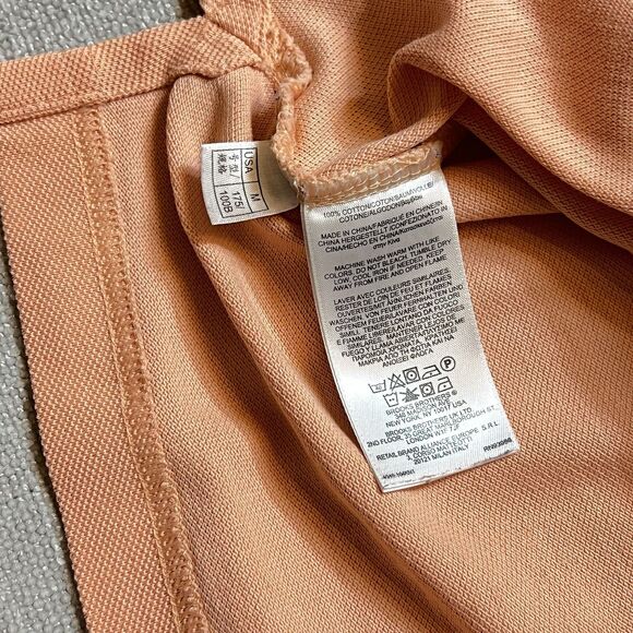 Brooks Brothers Performance Polo Shirt Men’s Medium Sherbert Orange 100% Cotton - Picture 6 of 9